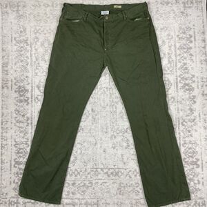 Polo Ralph Lauren Pants Men Green  Denim Button Fly Bootcut Pants Size 38x32